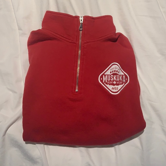 Muskoka Bear Wear Tops - Muskoka Bear Wear Quarter Zip